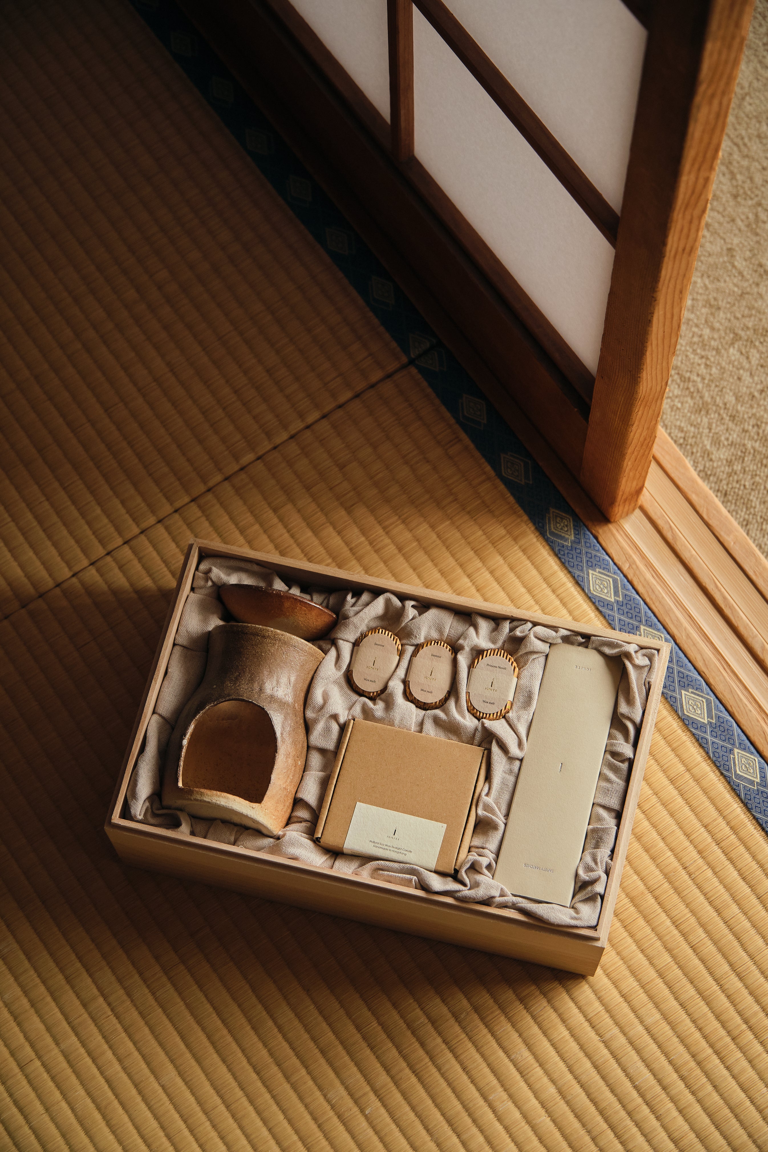 日本信樂燒香薰蠟磗禮盒