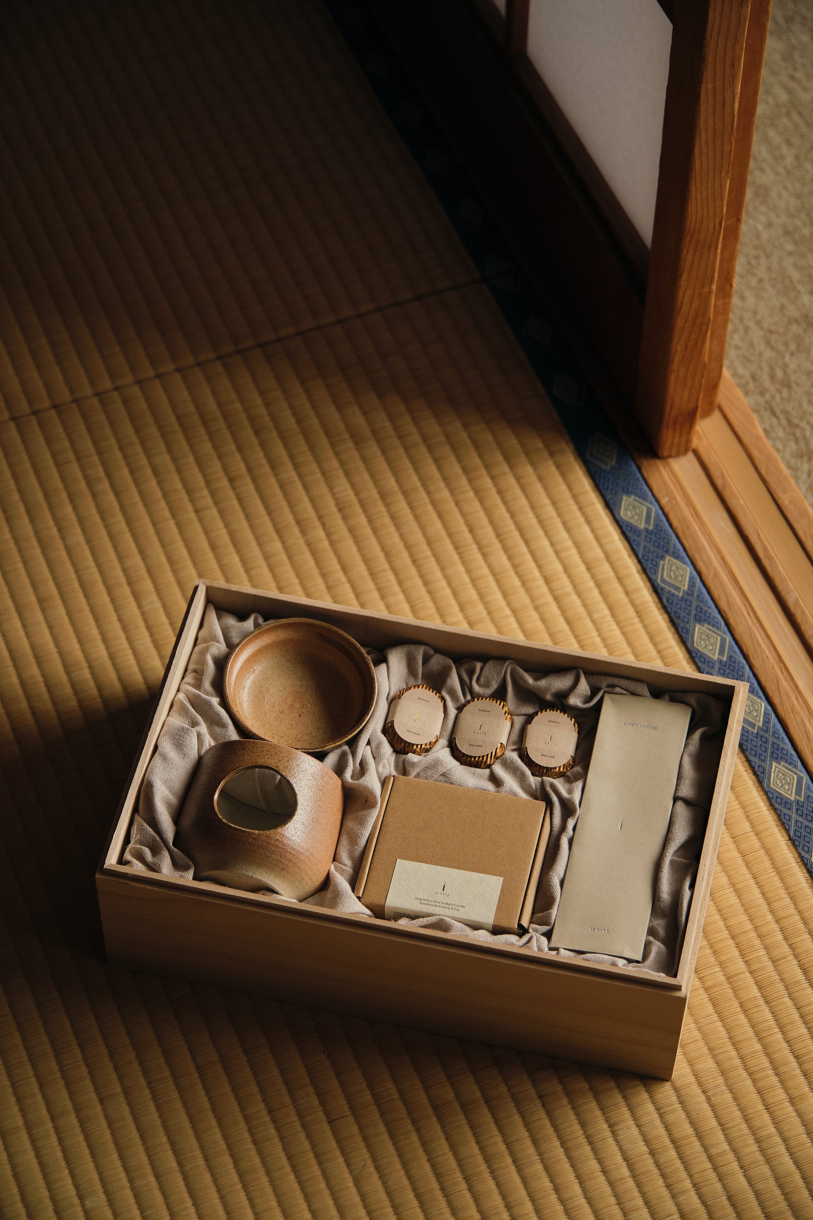 日本信樂燒香薰蠟磗禮盒