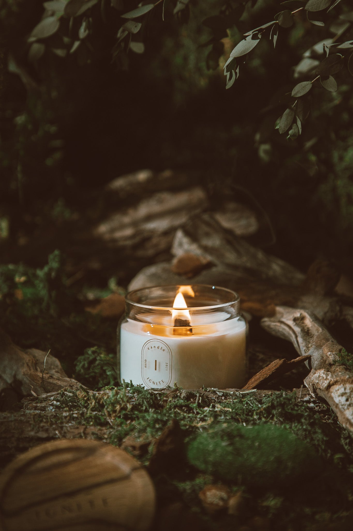 Breathe out scented candle