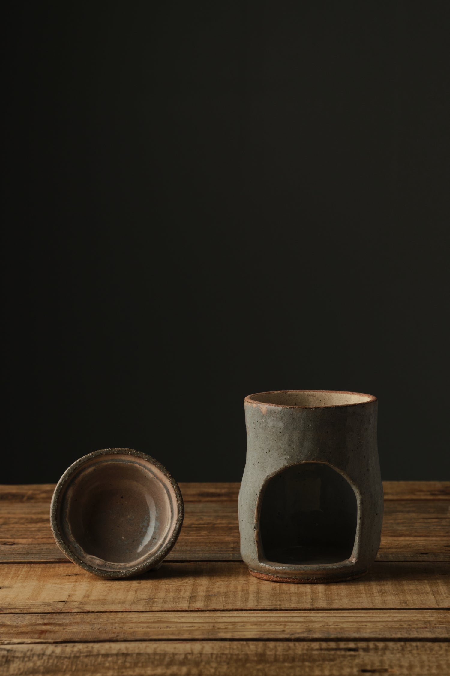 Japan Handbuilt Shigaraki Handcrafted Oil Burner