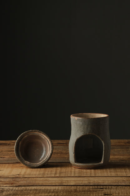 Japan Handbuilt Shigaraki Handcrafted Oil Burner