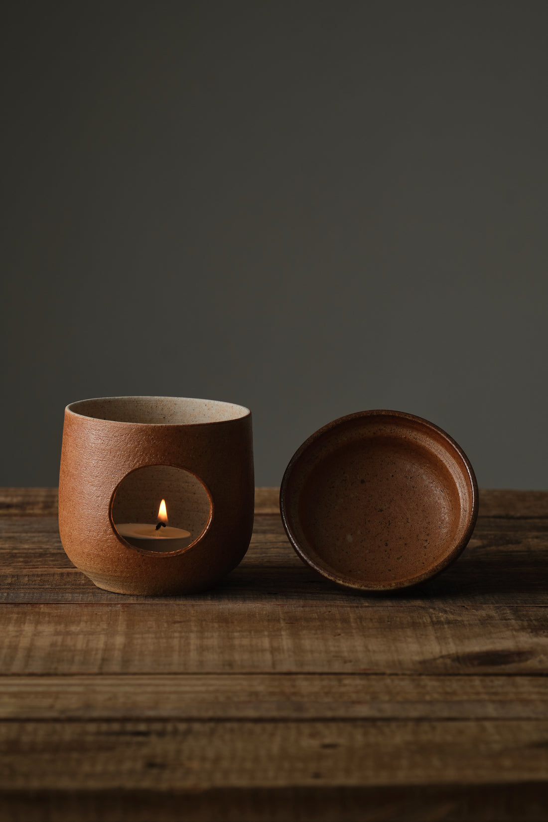 Japan Shigaraki Ware Handmade Oil Burner - Wheel Throwing (pre-sale)