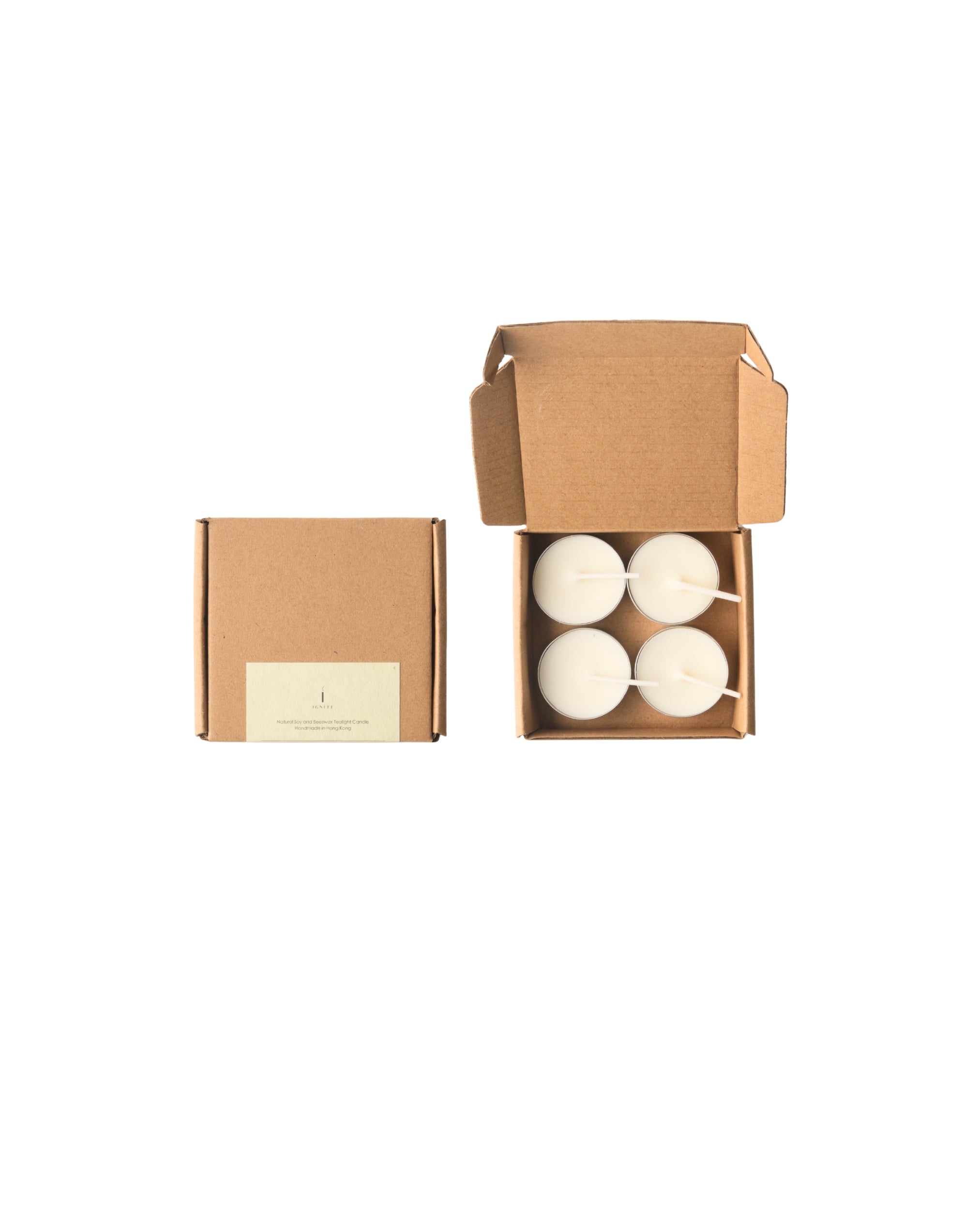 Beeswax + Natural Soy Tea Light candles (unscented)