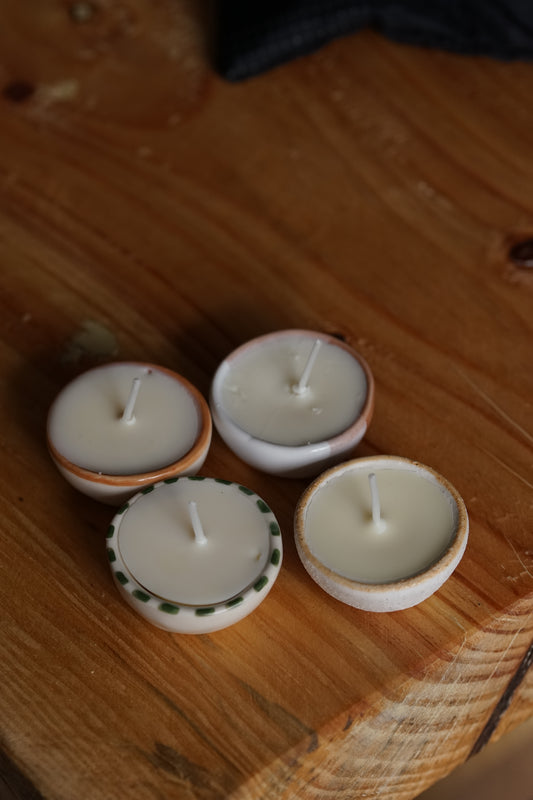 陶瓷小蠟燭燭台（預購, 五月三十日發貨）