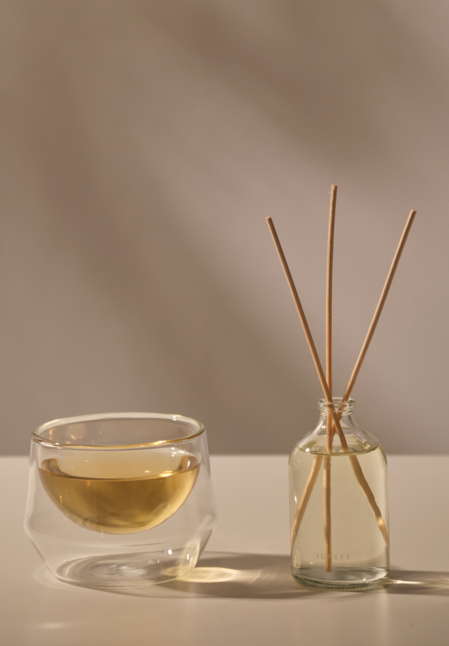 Jasmine Tea organic essential oil Reed diffuser