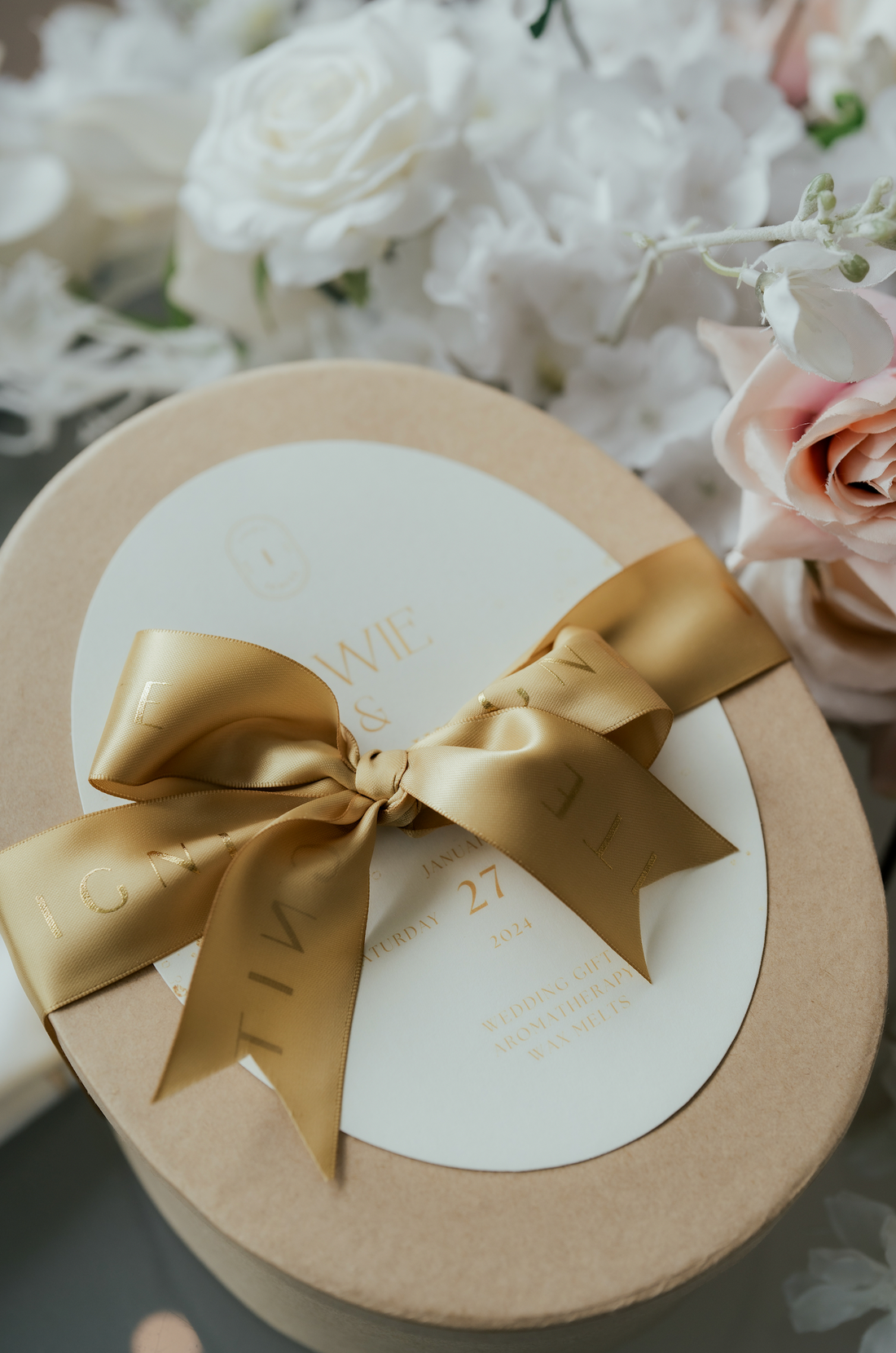 Custom Wedding wax melts gift set