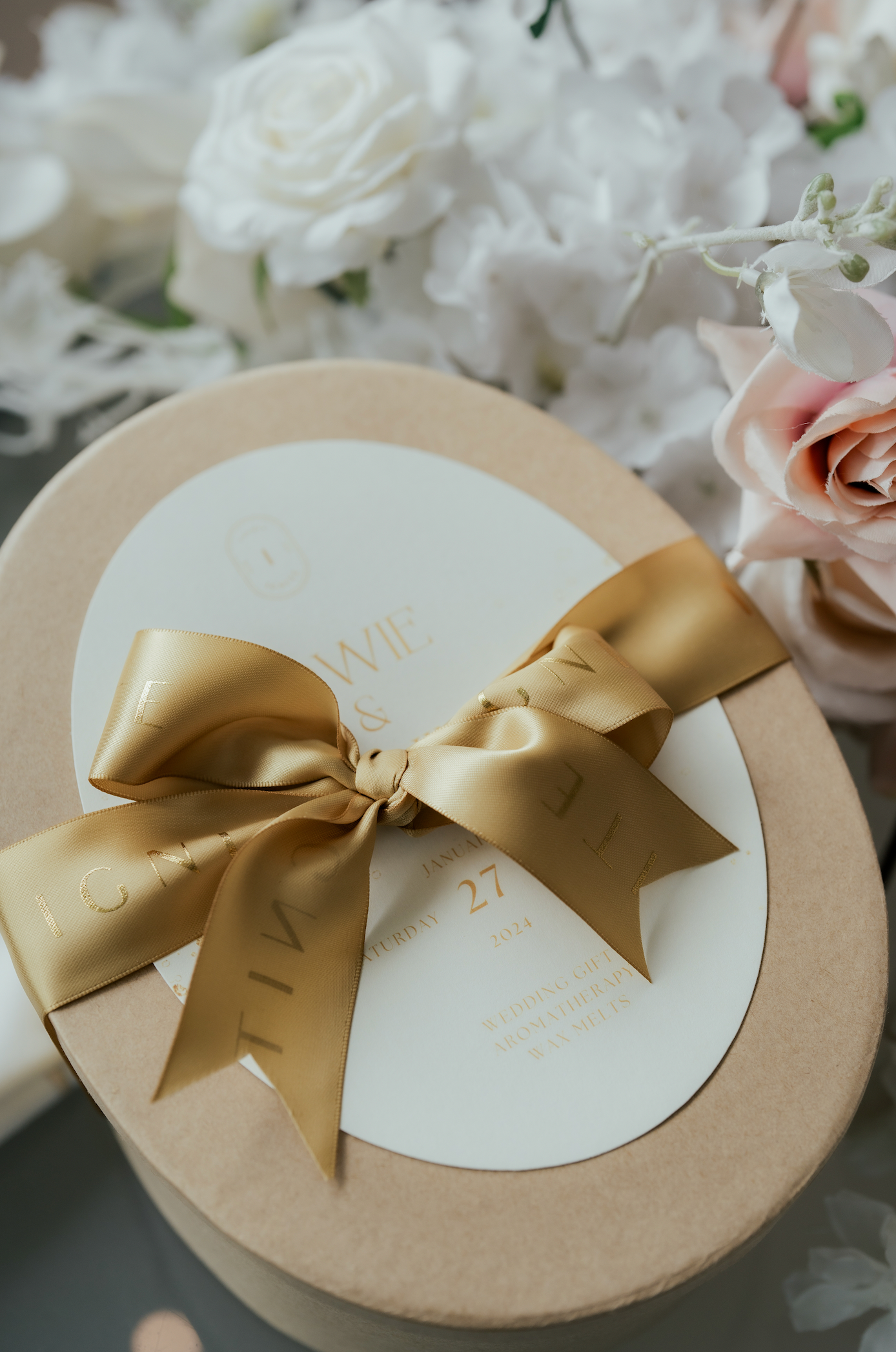 Custom Wedding wax melts gift set