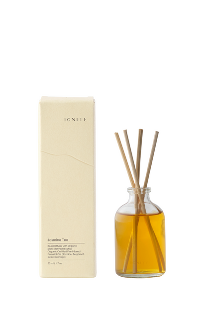 Jasmine Tea organic essential oil Reed diffuser